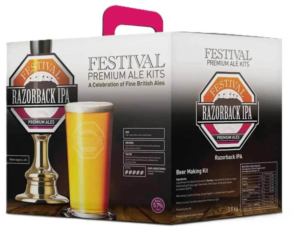 Festival Razorback Beer Kit | The Home Brew Shop | 1286