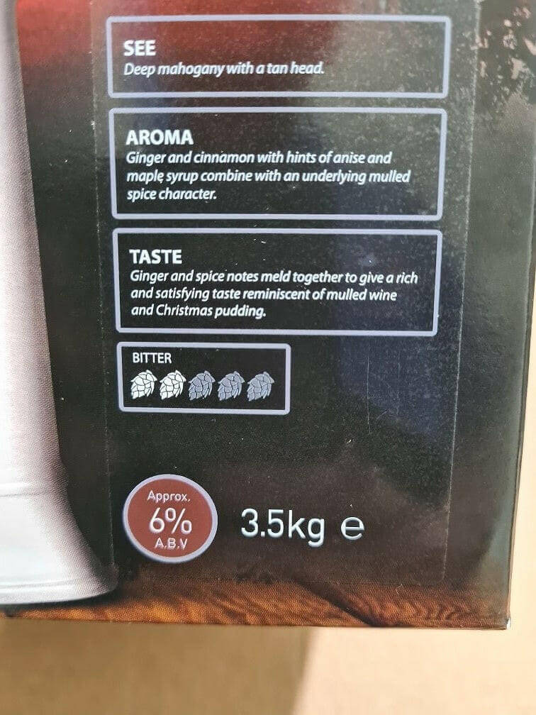 Festival Spiced Winter Ale Beer Kit | The Home Brew Shop | 1289