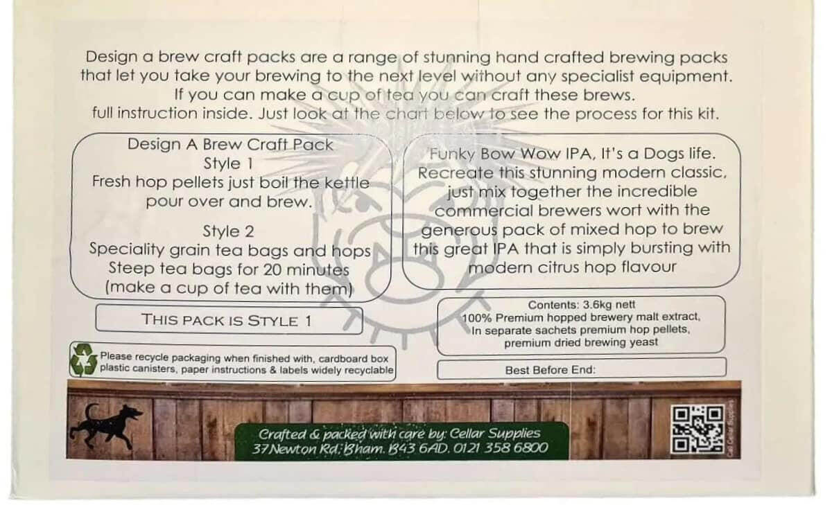 Funky Bow Wow IPA Beer Kit | The Home Brew Shop | 71807