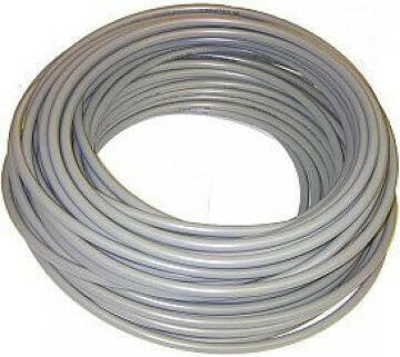 Gas Pipe I.D 6.7mm X 9.5mm - 0.375" (3/8") - Grey | The Home Brew Shop | 5576371