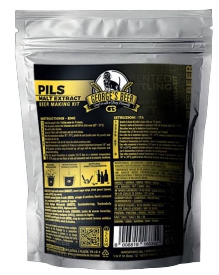 Pilsner Beer Kit 5 Litres Georges Beer | The Home Brew Shop | 16634