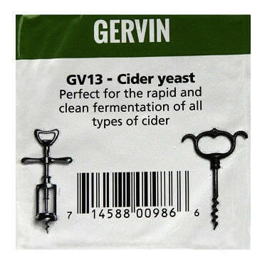 Gervin Cider Yeast Gv13 | The Home Brew Shop | 454842 - 6071