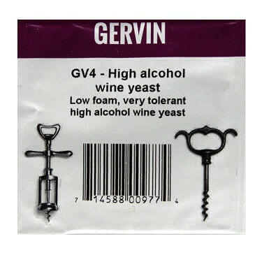 Gervin GV4 High Alcohol Wine Yeast | The Home Brew Shop | 102045 - 6077