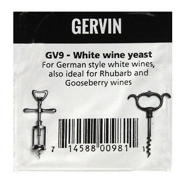 Gervin GV9 White Wine Yeast | The Home Brew Shop | 100994 - 6074