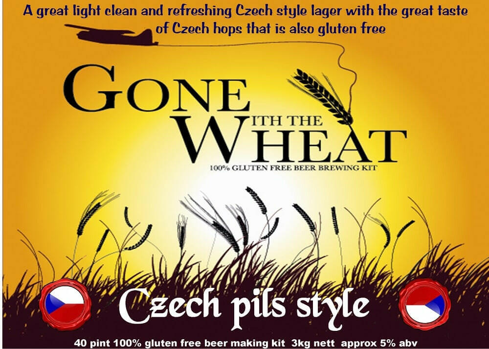 Gone With The Wheat, Czech Lager Gluten Free Beer Kit | The Home Brew Shop | 921951
