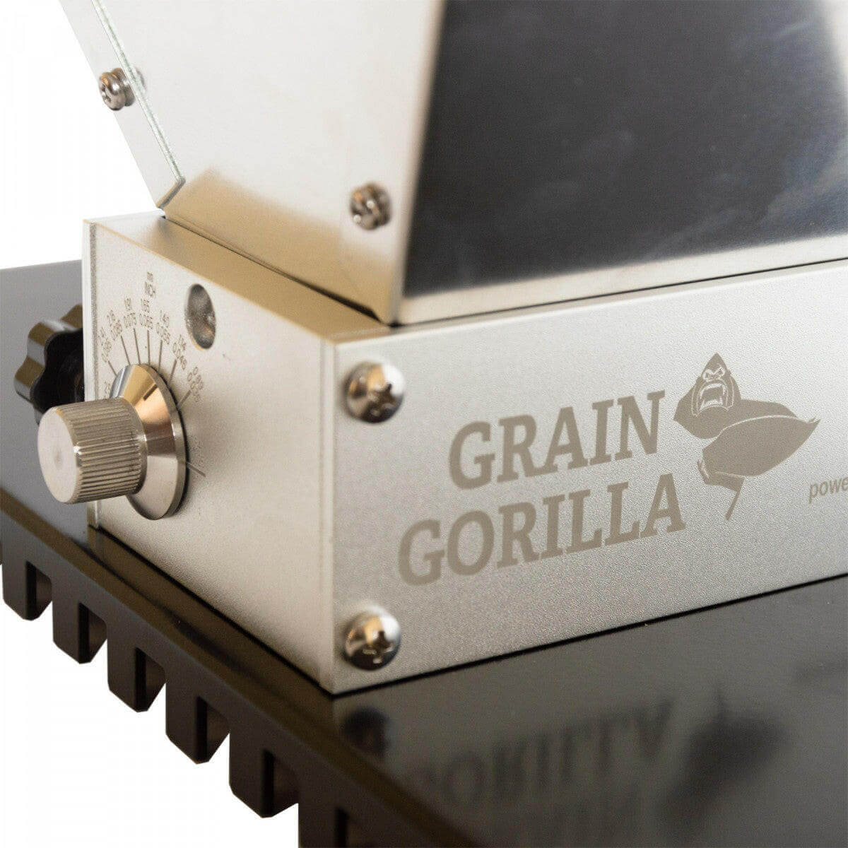 Malt mill with adjustable stainless steel rollers - Gorilla | The Home Brew Shop | 1100296