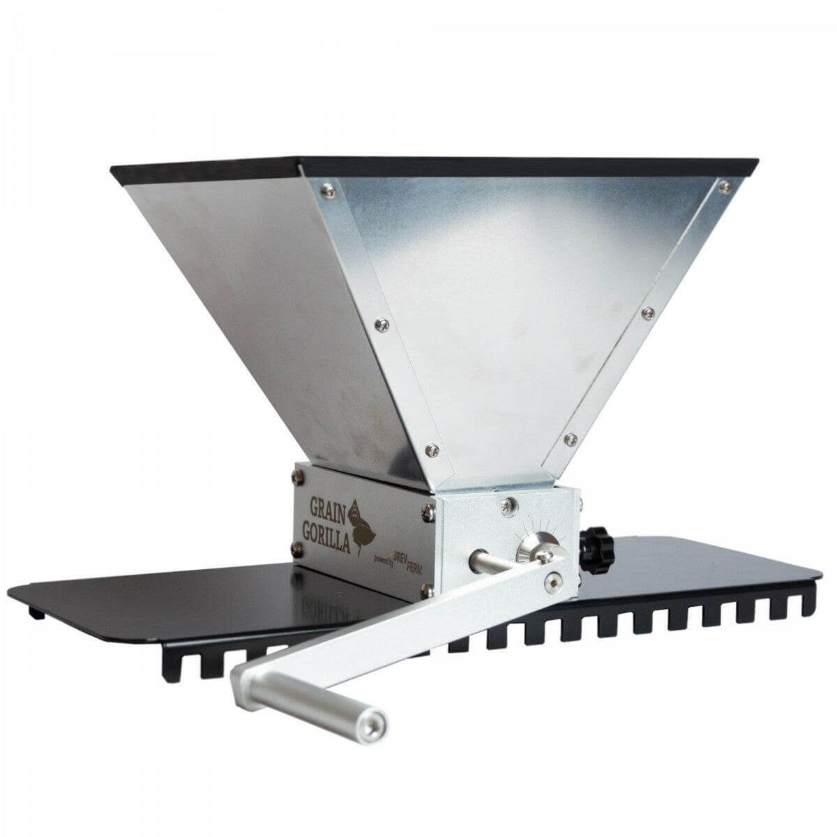 Malt mill with adjustable stainless steel rollers - Gorilla | The Home Brew Shop | 1100296