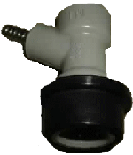 Gas Disconnect - White - CO2 | The Home Brew Shop | 100125