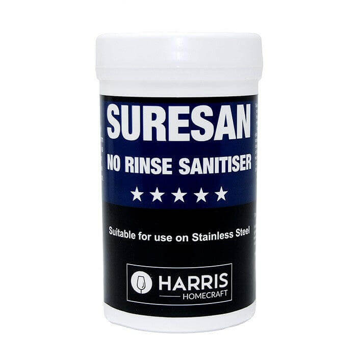 Harris SureSan No Rinse Sanitiser 250g | The Home Brew Shop | 494557