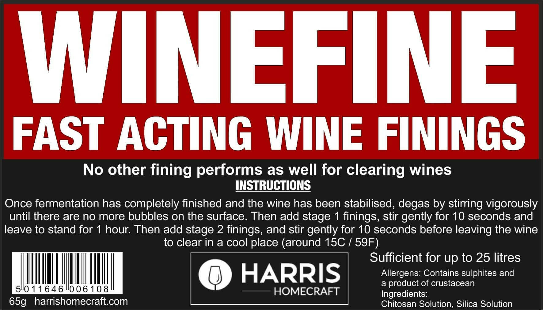 Harris WineFine Finings | The Home Brew Shop | 77813