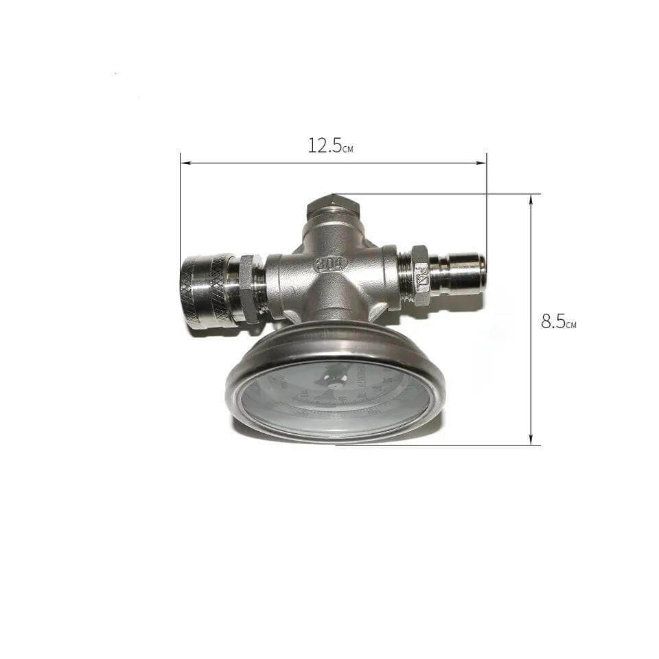 Inline-Thermometer with Quick Disconnects | The Home Brew Shop | 66915