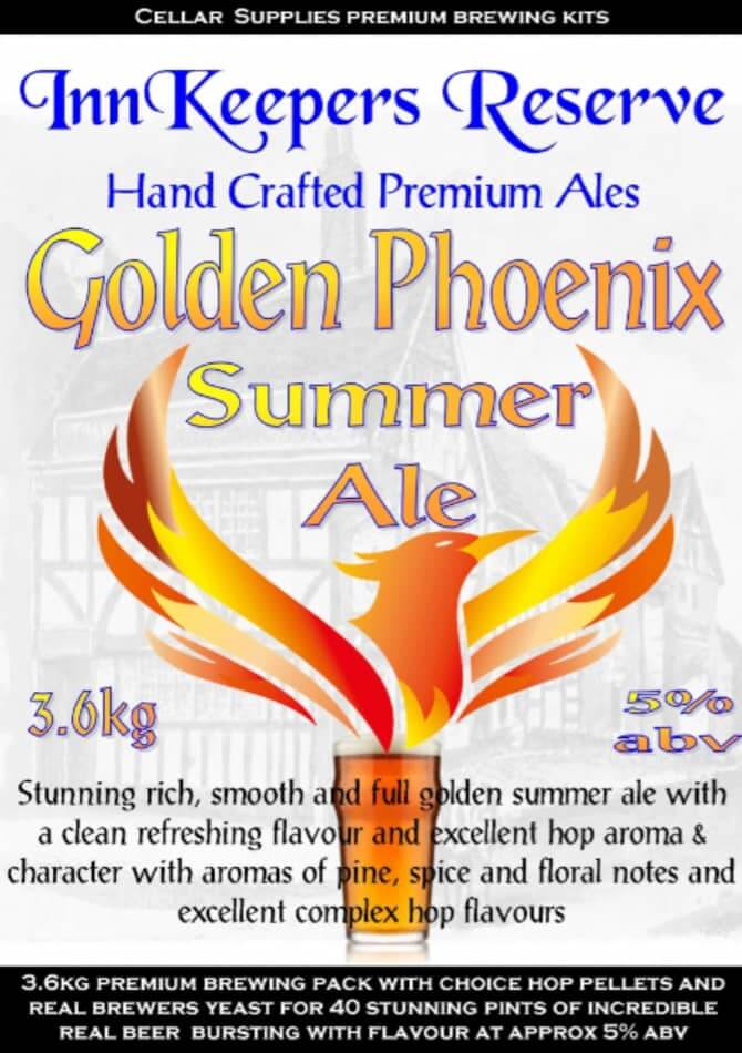 Inn Keepers Reserve Golden Phoenix Summer Ale Beer Kit | The Home Brew Shop | INN1