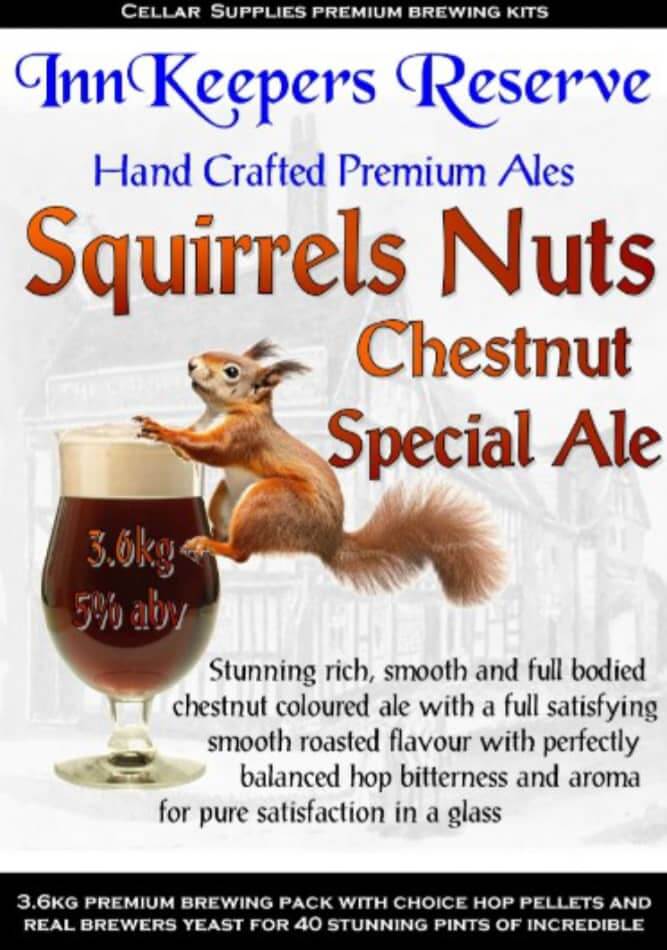 Inn Keepers Reserve Squirrels Nuts Beer Kit | The Home Brew Shop | INN4