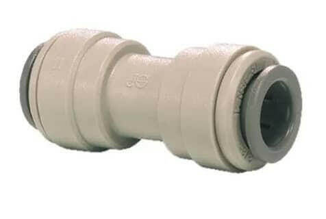 John Guest® PI201208S Reducing Straight Connector 3/8" to 1/4" | The Home Brew Shop | 3351