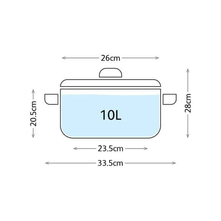 Judge Essentials 26cm Glass Lid Stockpot 10L | The Home Brew Shop | 745302