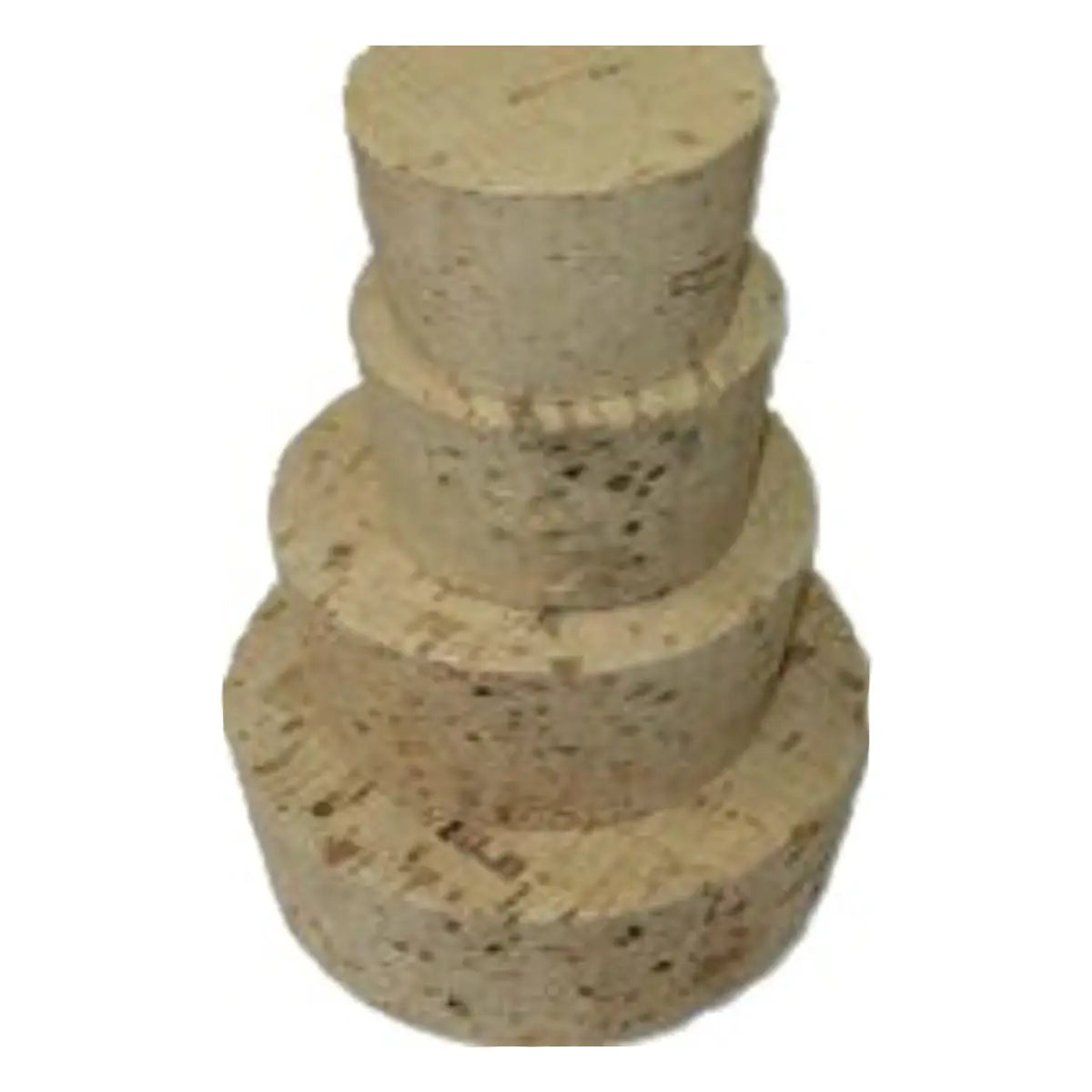 3 inch Cork ( approx 7.62cm ) tapered corks stacked for container closures.