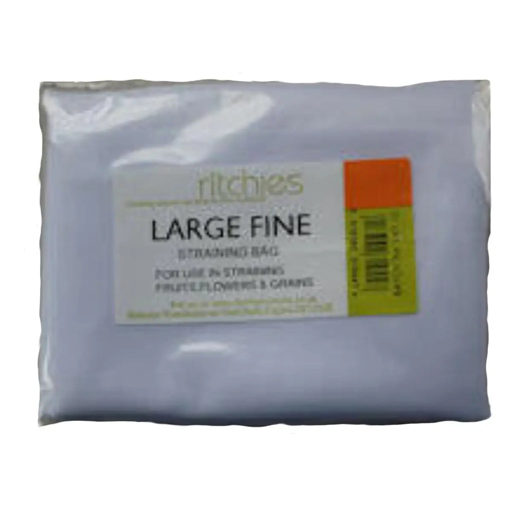 Large Straining Bag, Fine, packaged for homebrewing to strain fruits, flowers, and grains.