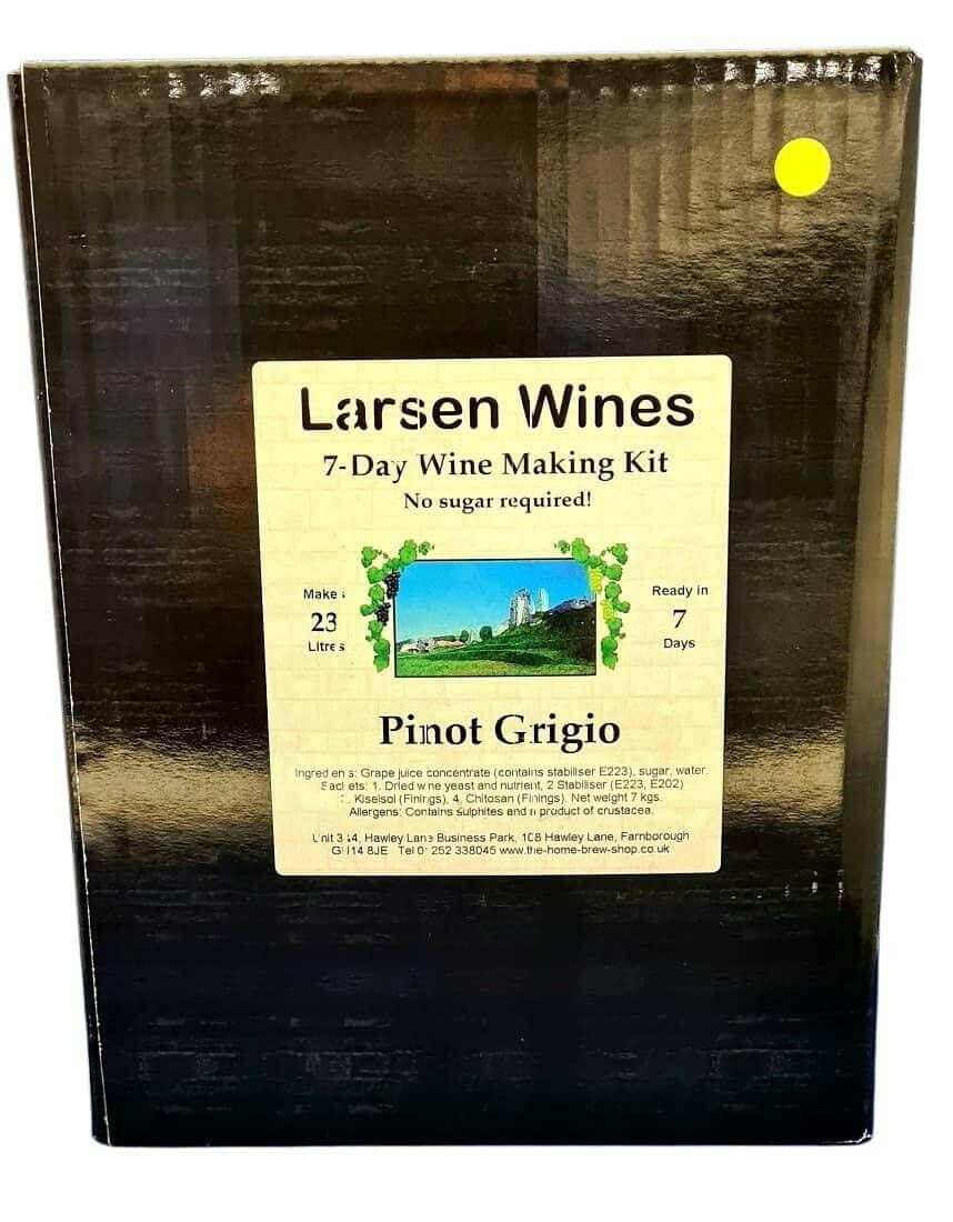 Larsen Pinot Grigio Wine kit | The Home Brew Shop | 700010- 18202-040