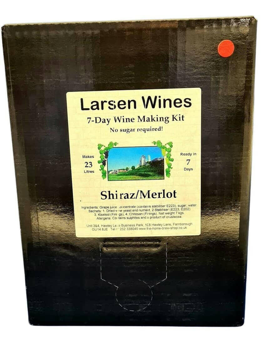 Larsen Shiraz Merlot Wine kit | The Home Brew Shop | 18202020 700005