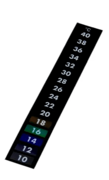 LCD Thermometer Strip 10oC - 40oC | The Home Brew Shop | 100127 -55404