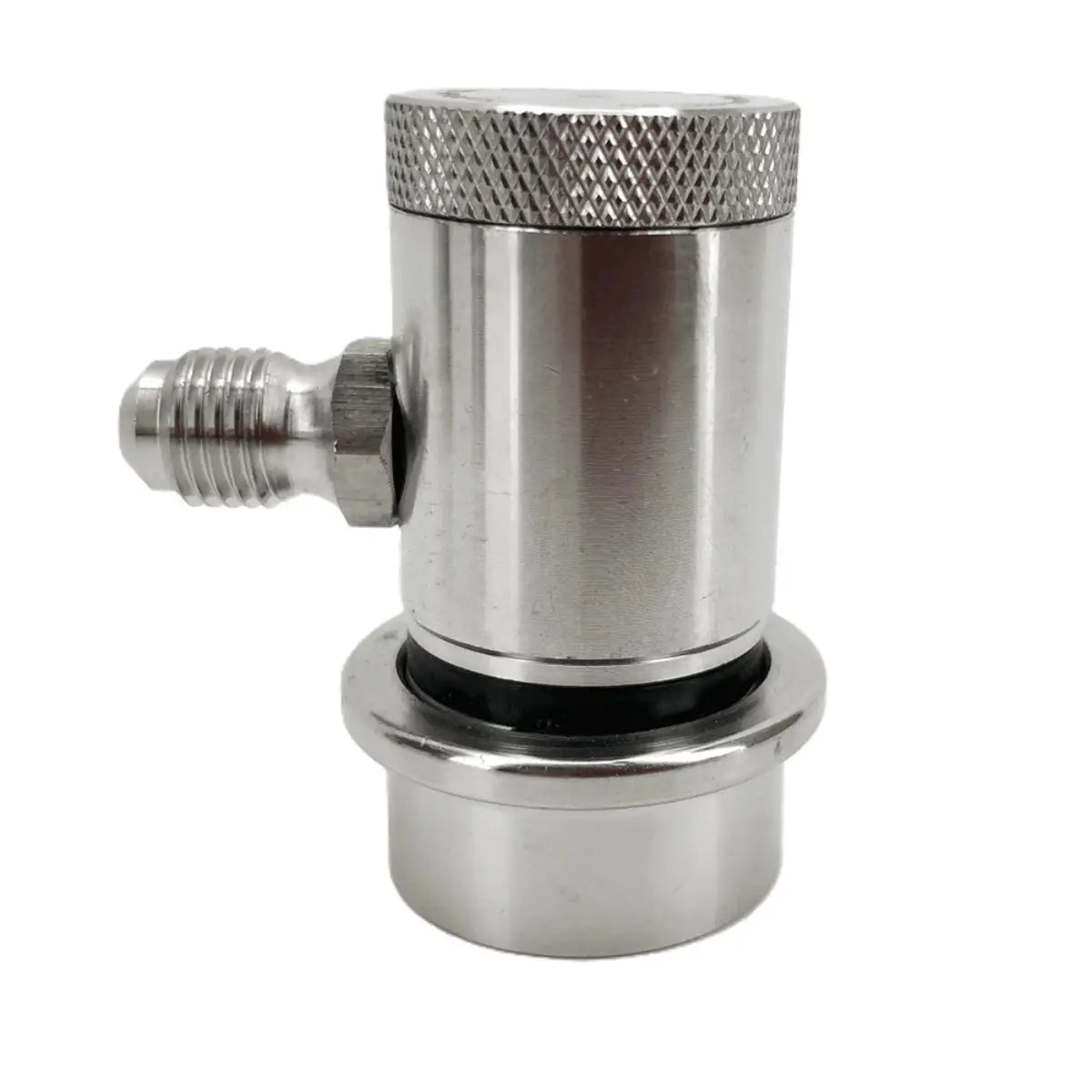 Machined Stainless Ball Lock Disconnect - MFL Thread (Black/Liquid) - KegLand