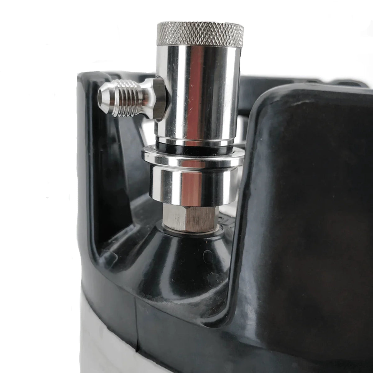 Machined Stainless Ball Lock Disconnect - MFL Thread (Grey/Gas) - KegLand