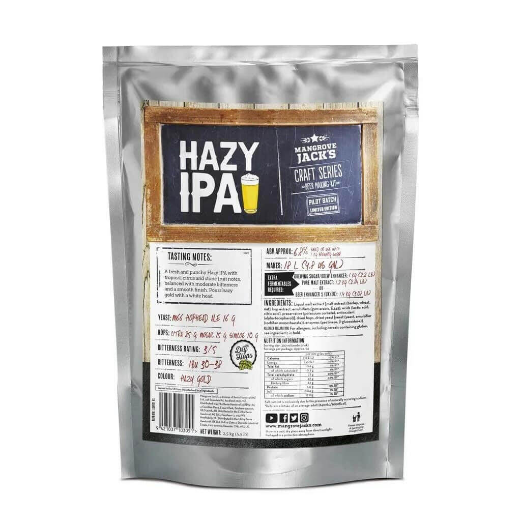 Mangrove Jacks HAZY IPA Beer Kit | The Home Brew Shop | 10870