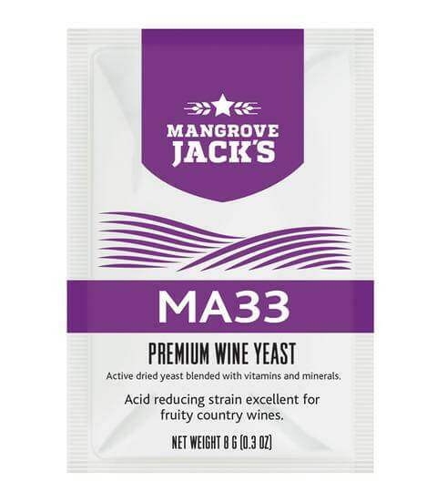 Mangrove Jacks Wine Yeast - MA33 - Suitable for Fruit Wines | The Home Brew Shop | 102878 - 10647