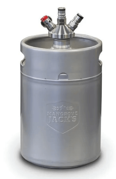 Mangrove Jacks Mini Keg with Ball Lock Cap 5L | The Home Brew Shop | 41062k2