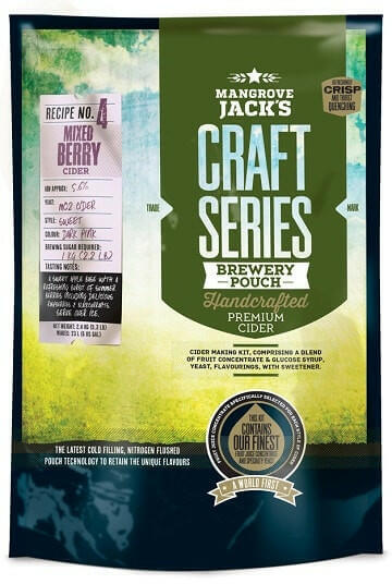 Mangrove Jacks Mixed Berry Cider Kit | The Home Brew Shop | 10511