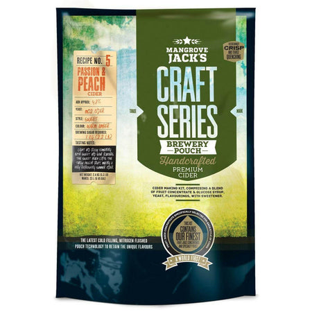 Mangrove Jacks Peach & Passionfruit Cider Kit | The Home Brew Shop | 10525