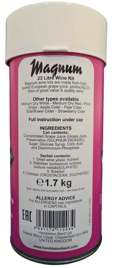 Magnum Rose Wine Kit | The Home Brew Shop | 101132 - 11203