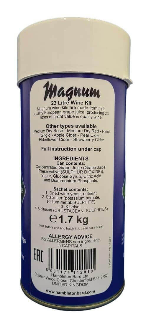 Magnum White Wine Kit - Medium Dry | The Home Brew Shop | 101134 - 11201