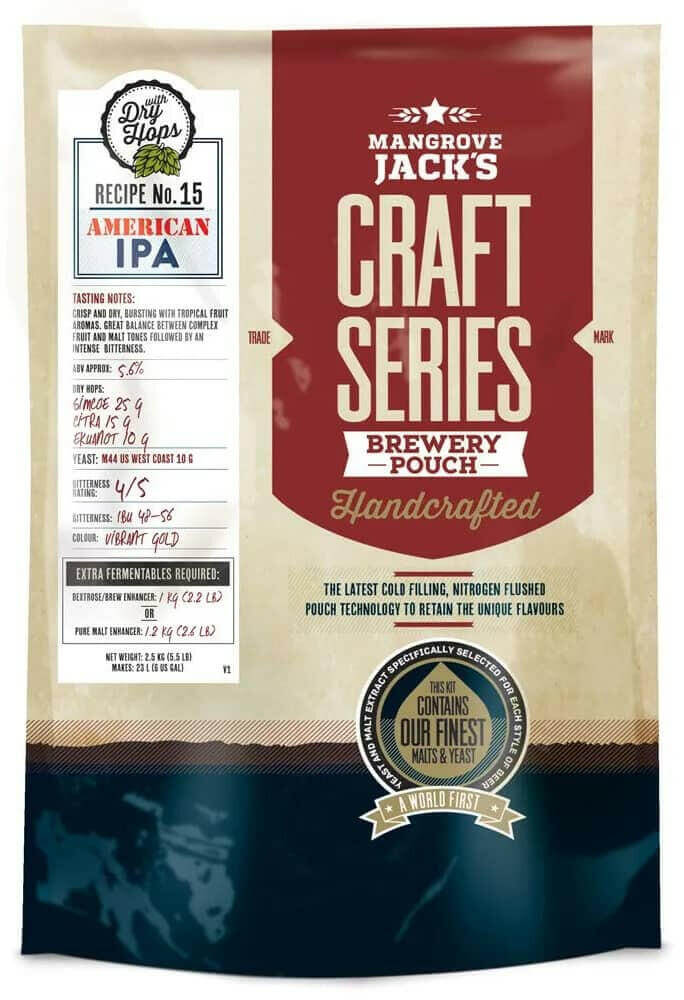 American IPA Beer Kit with Dry Hops Mangrove Jacks | The Home Brew Shop | 10584