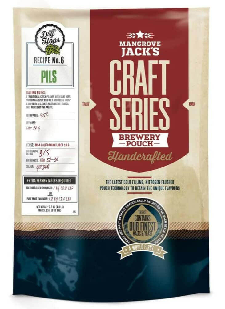 Pils Beer Kit with Dry Hops - Mangrove Jacks | The Home Brew Shop | 10580