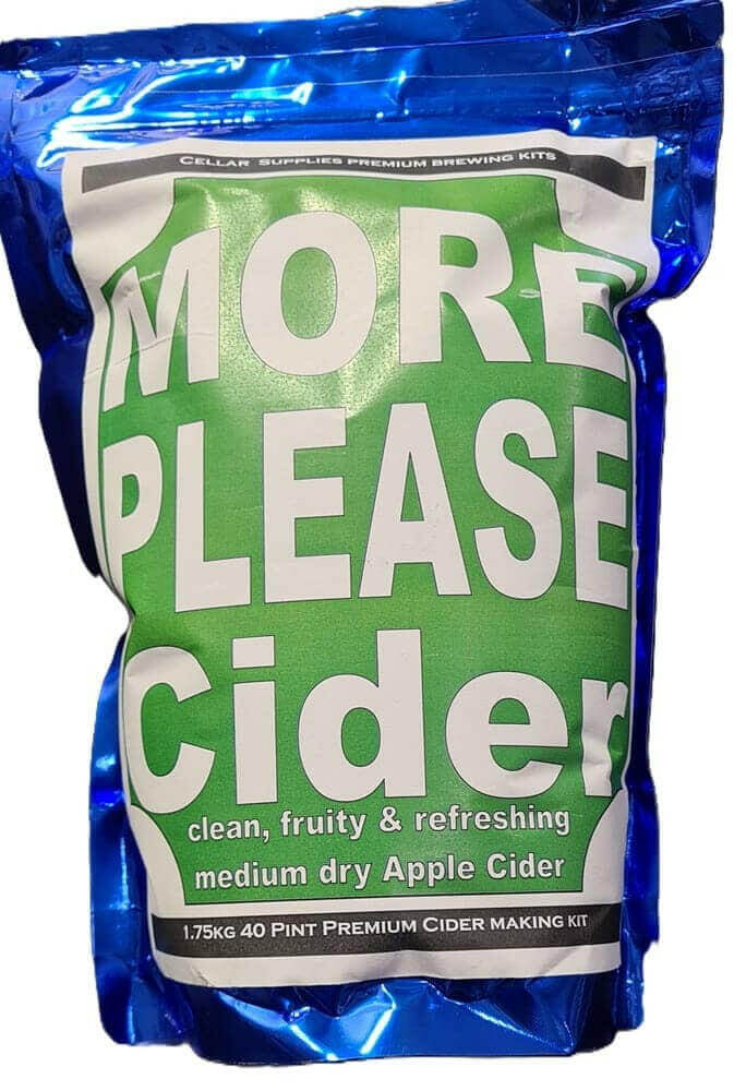 Cider Kit | More Please | 40 Pints | The Home Brew Shop | 837766