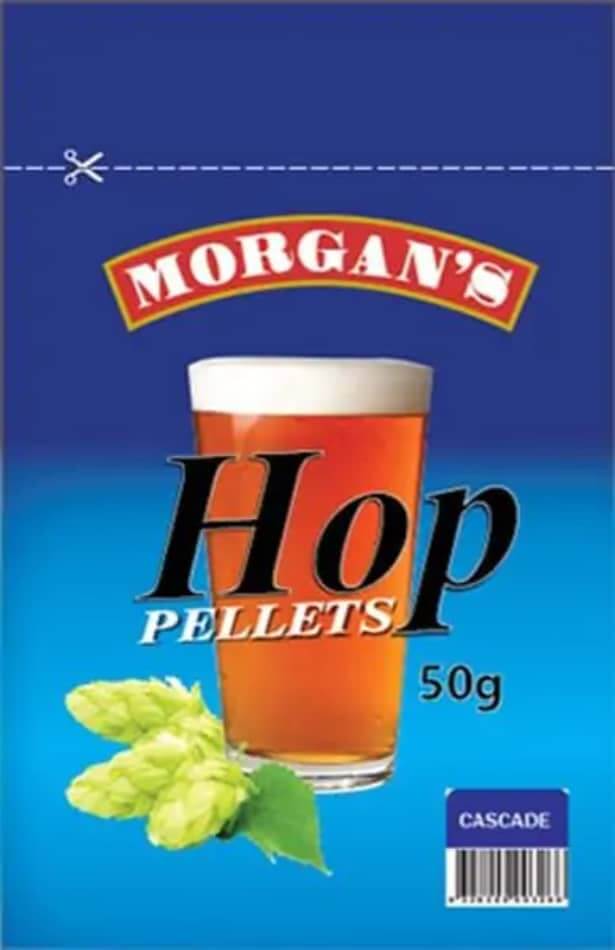 Morgans Cascade Hop Pellets 50g | The Home Brew Shop | 8000068