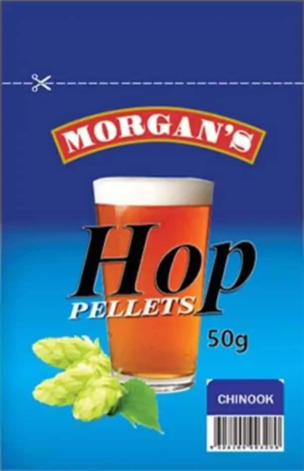 Morgans Chinook Hop Pellets 50g | The Home Brew Shop | 8000070
