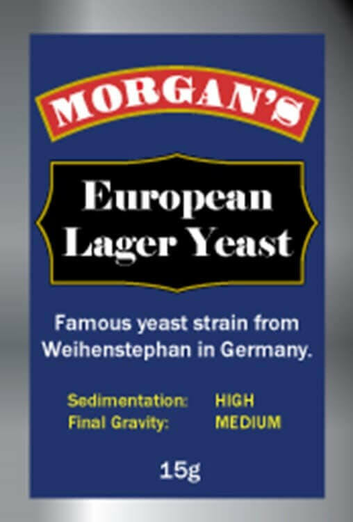 Morgans Premium European Lager Yeast 15g | The Home Brew Shop | 8000036
