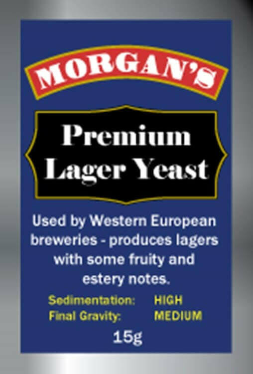 Morgans Premium Lager Yeast 15g | The Home Brew Shop | 8000039