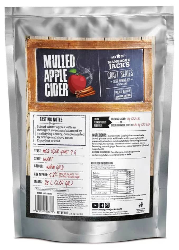 Mulled Apple Cider BB 23/07/26 | The Home Brew Shop | 10873