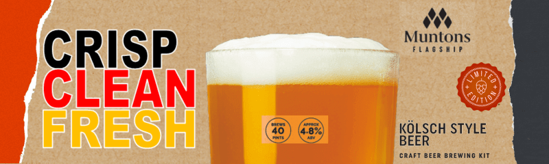 Kolsch Beer Kit 3.0kg | Muntons Flagship | The Home Brew Shop | 1783