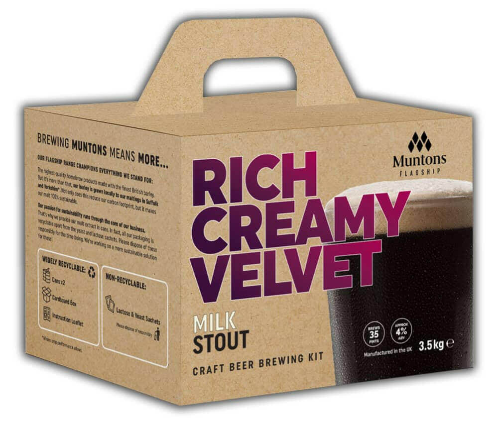 Muntons Flagship Milk Stout Beer Kit | The Home Brew Shop | 1720 - 2812