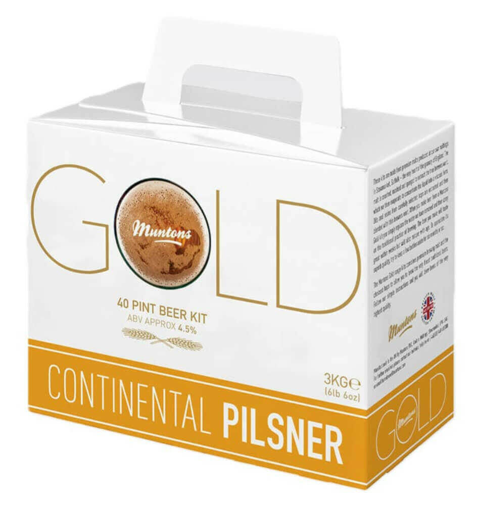 Muntons Gold Continental Pilsner Beer Kit | The Home Brew Shop | 101254 - 1710
