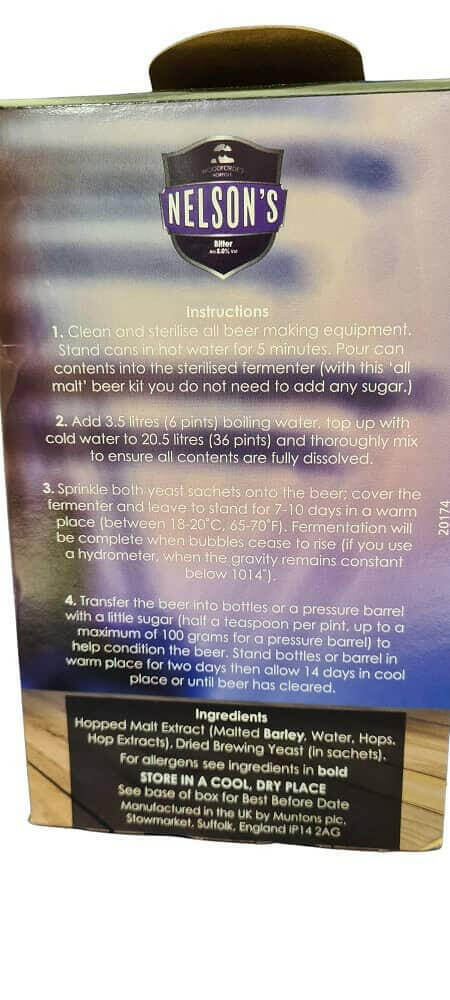 Nelsons Beer Kit | Woodfordes Brewery | The Home Brew Shop | 101007 - 1762