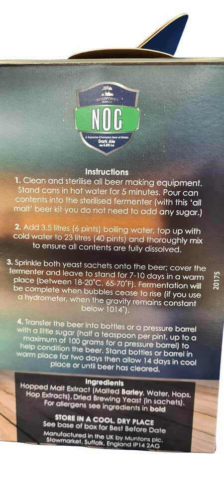 Norfolk Nog Beer Kit | Woodfordes Brewery | The Home Brew Shop | 101008 - 1763