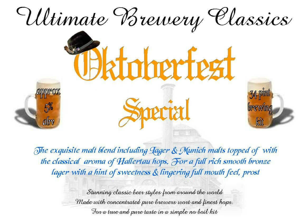 Ultimate Brewery Classics Oktoberfest Special Beer Kit | The Home Brew Shop | 150078