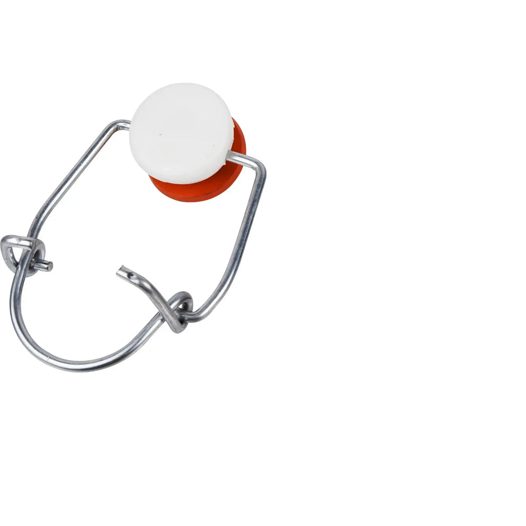 Replacement Plastic Flip Top Cap with wire closure and stopper for flip top bottles