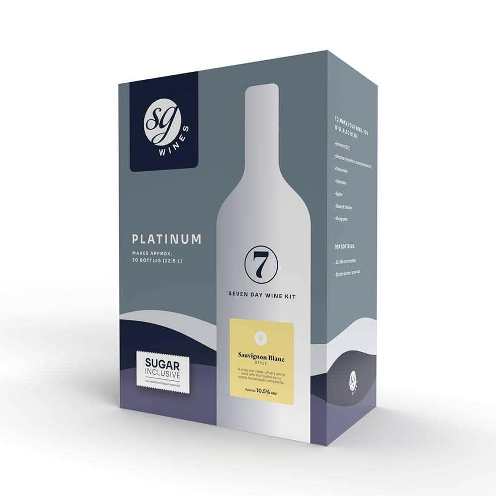 Sauvignon Blanc Wine Kit - Platinum - SG Wines | The Home Brew Shop | 1054