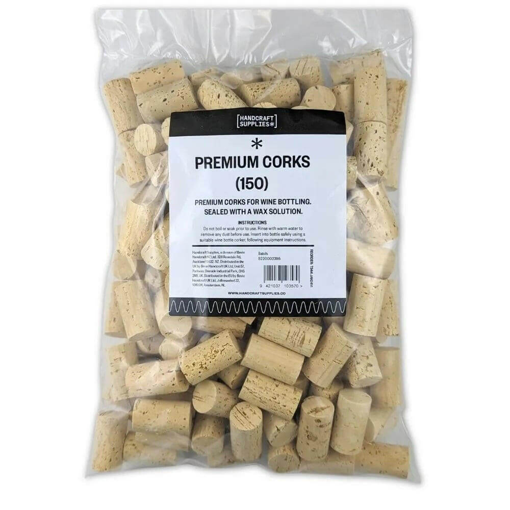 Premium Wine Bottle Corks Waxed - 150 | The Home Brew Shop | 7344